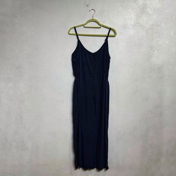 Thread & Supply Navy Jumpsuit Sz M - Picture 2 of 13